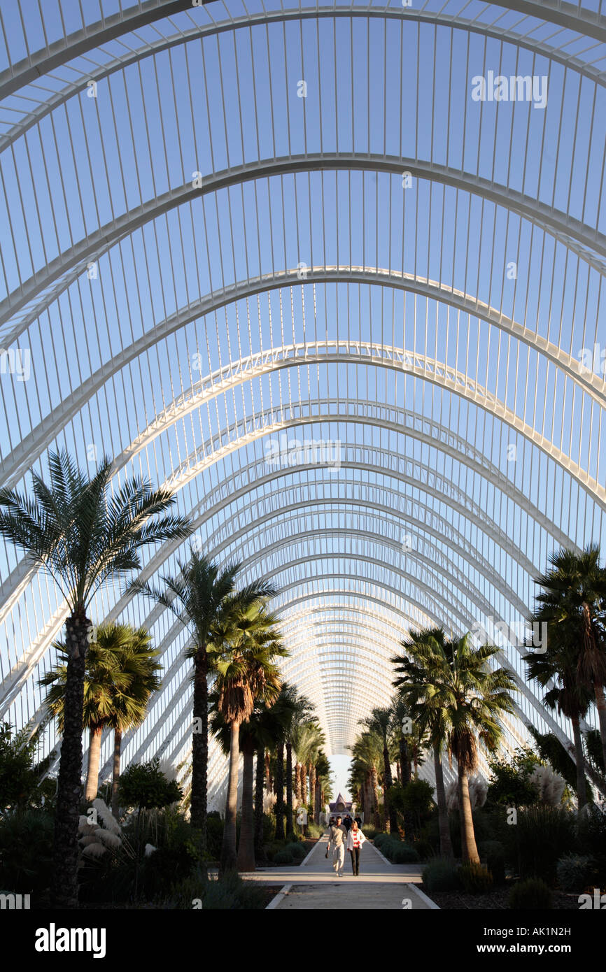 Umbracle arches hi-res stock photography and images - Alamy