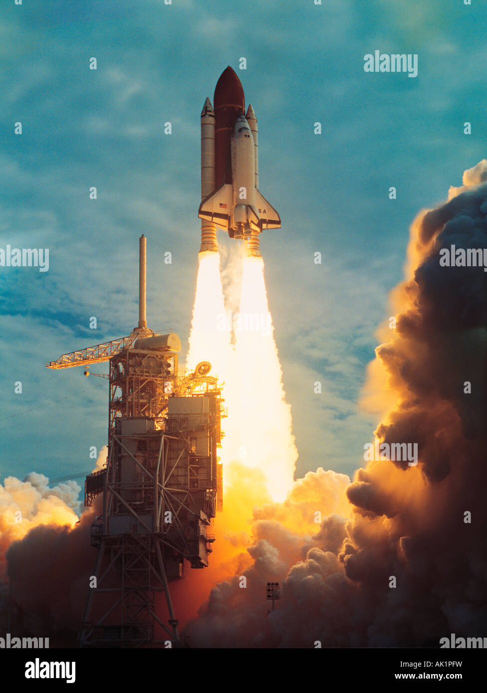 Space & astronomy, Space Shuttle, Launch, Stock Photo