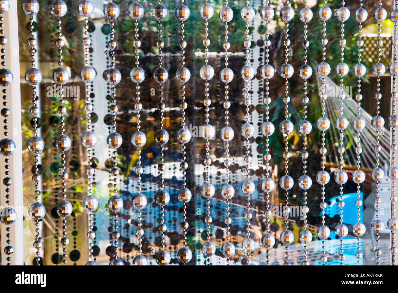 Decorative bead curtain hi-res stock photography and images - Alamy