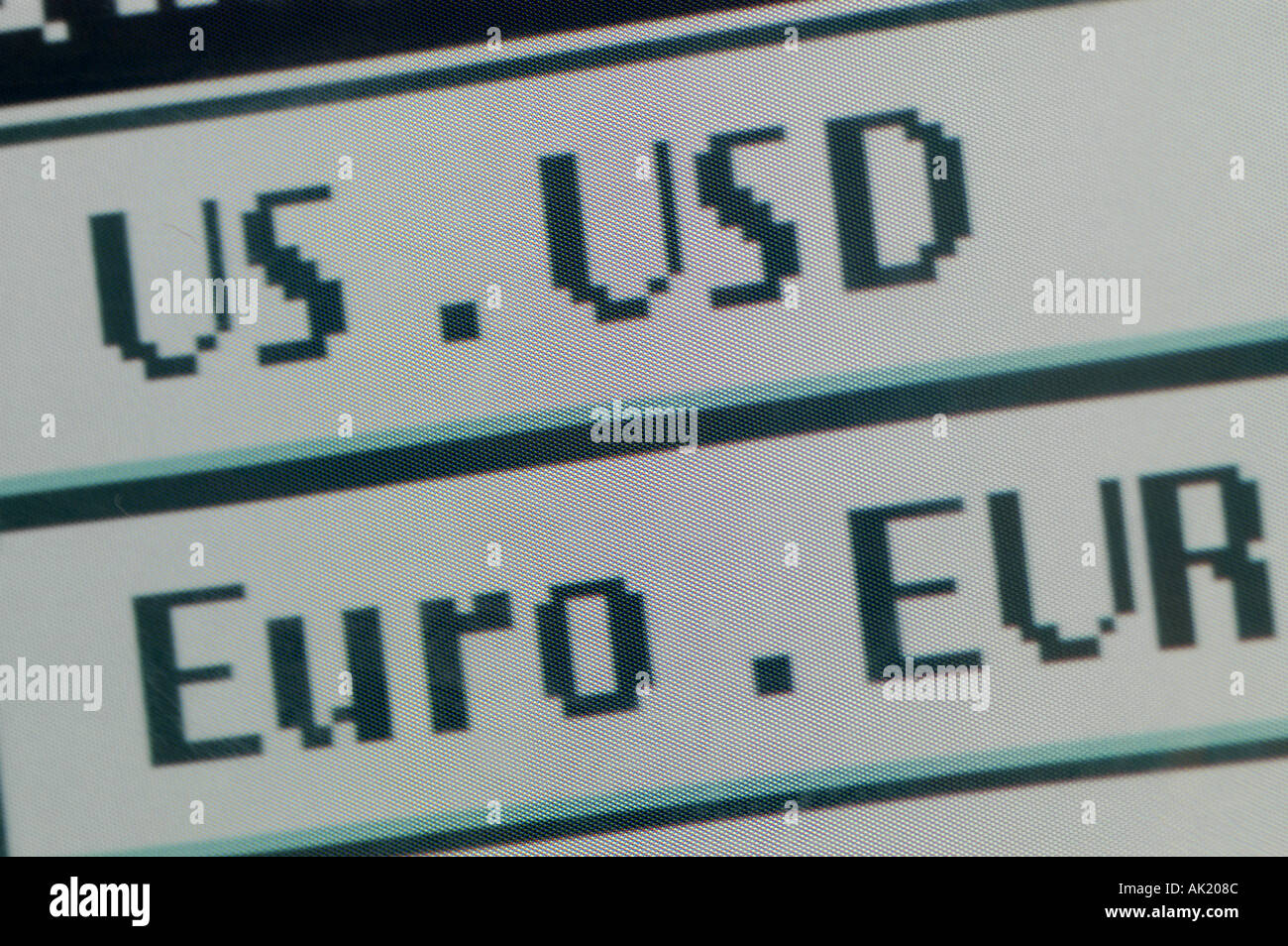 EUR USD Currency exchange convert converter value online Euro Dollar  horizontal Stock Photo - Alamy