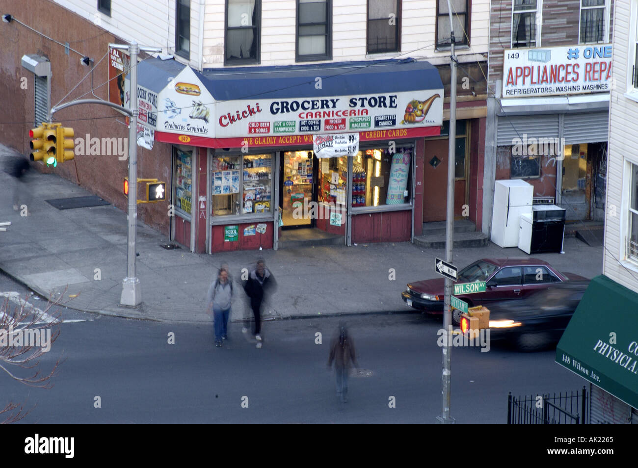 Bodega deli corner store food afternoon Bushwick Brooklyn New York City