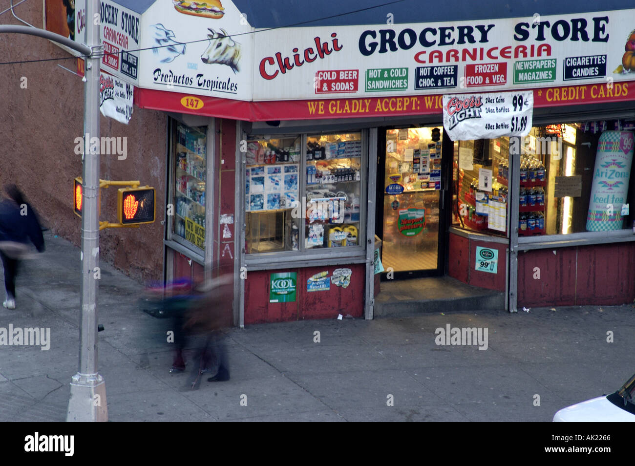 Bodega deli corner store food afternoon Bushwick Brooklyn New York City USA Stock Photo Alamy