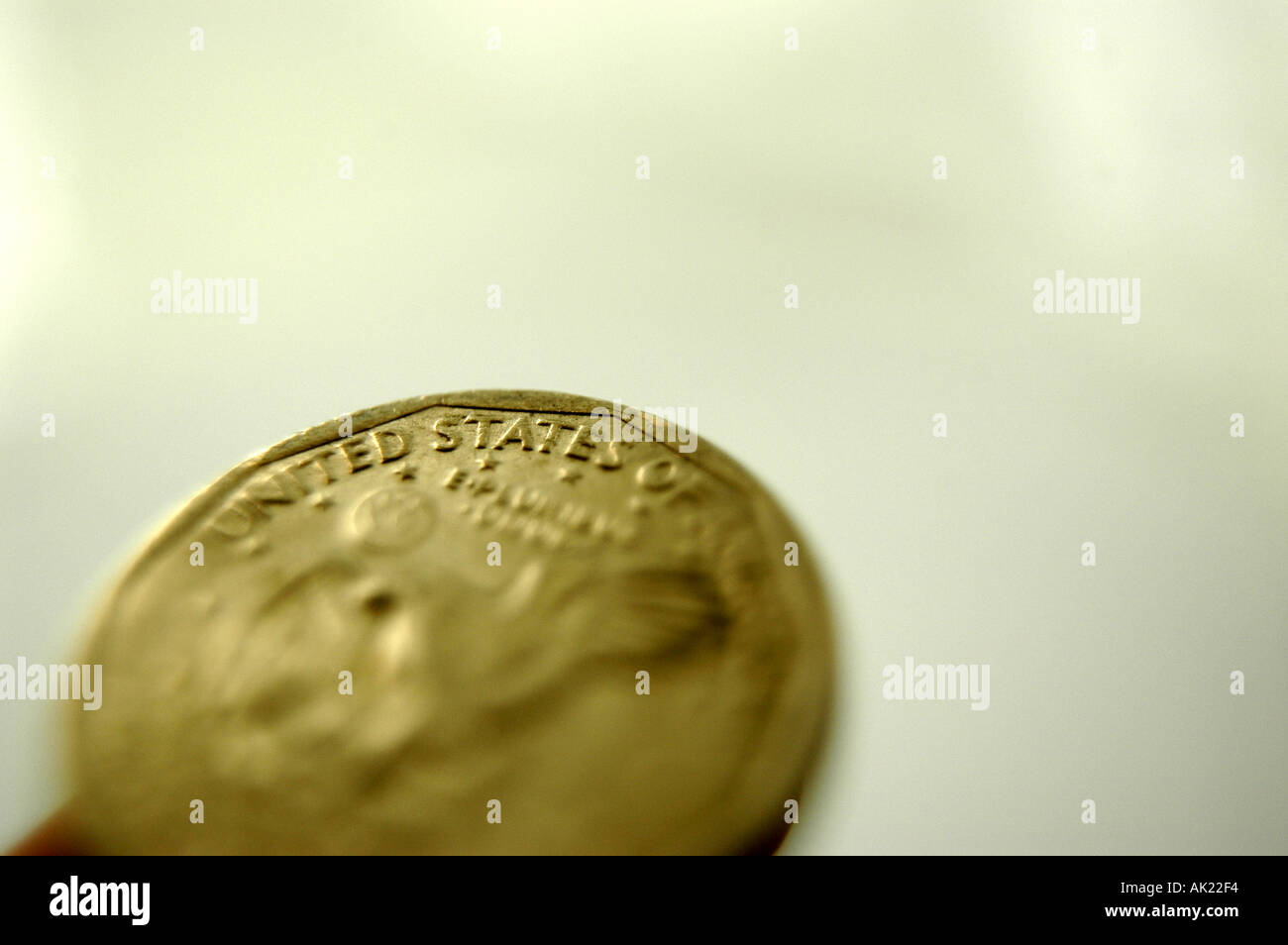 Coin partial horizontal Stock Photo - Alamy