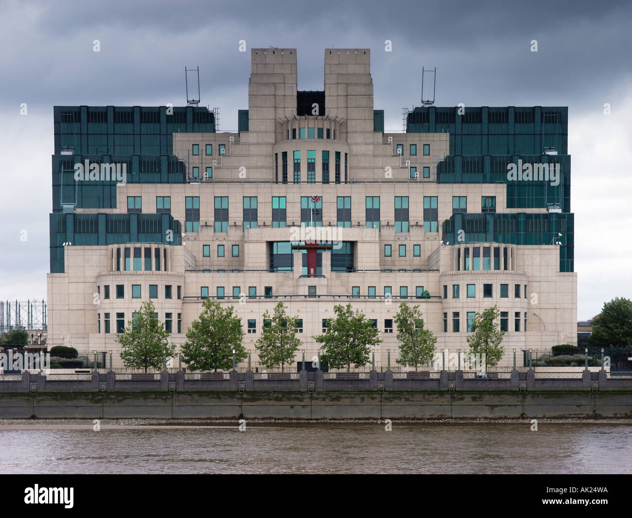 MI6 headquarters, London. Stock Photo