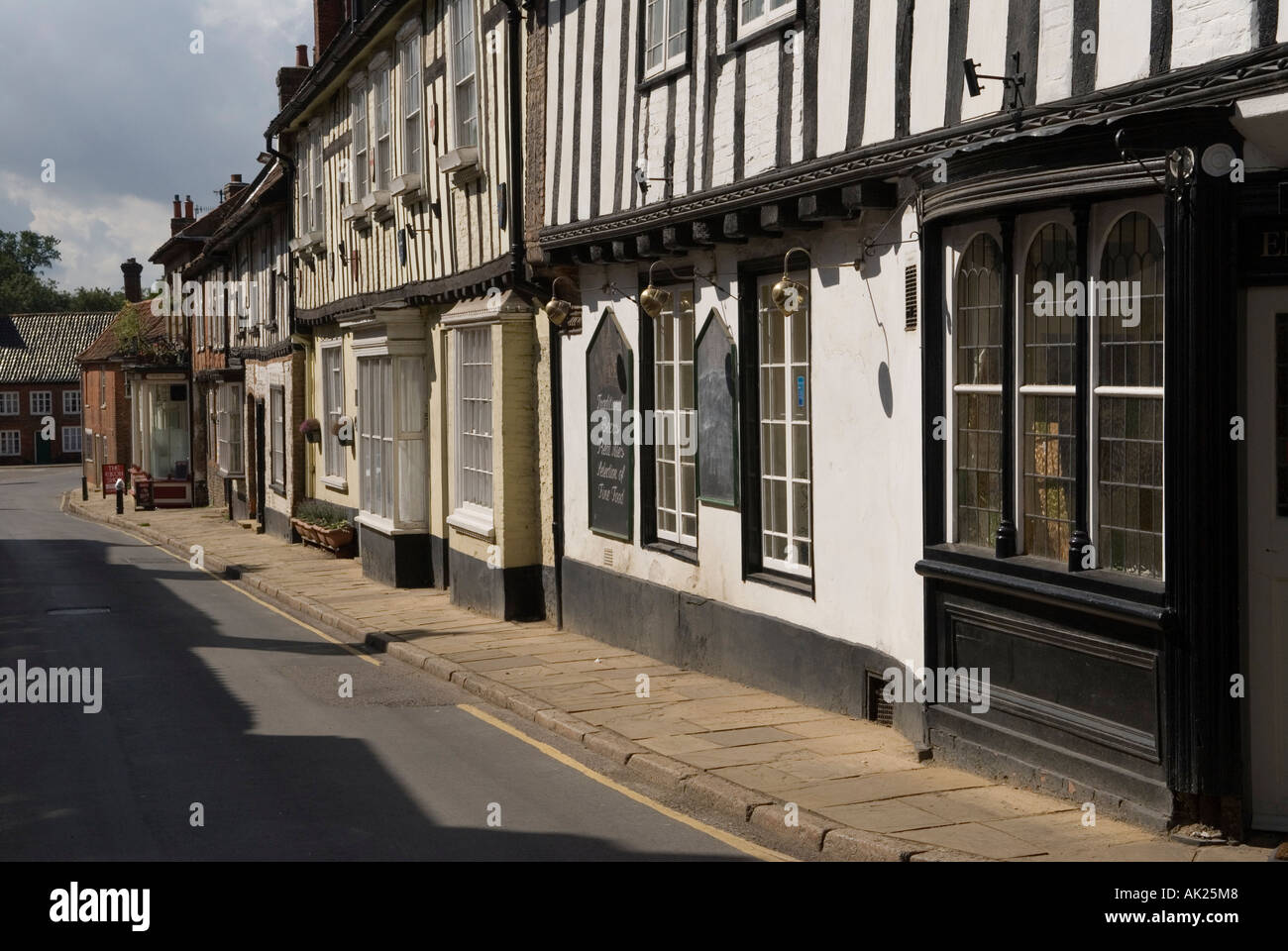 Timber frame house Little Walsingham North Norfolk England East Anglia