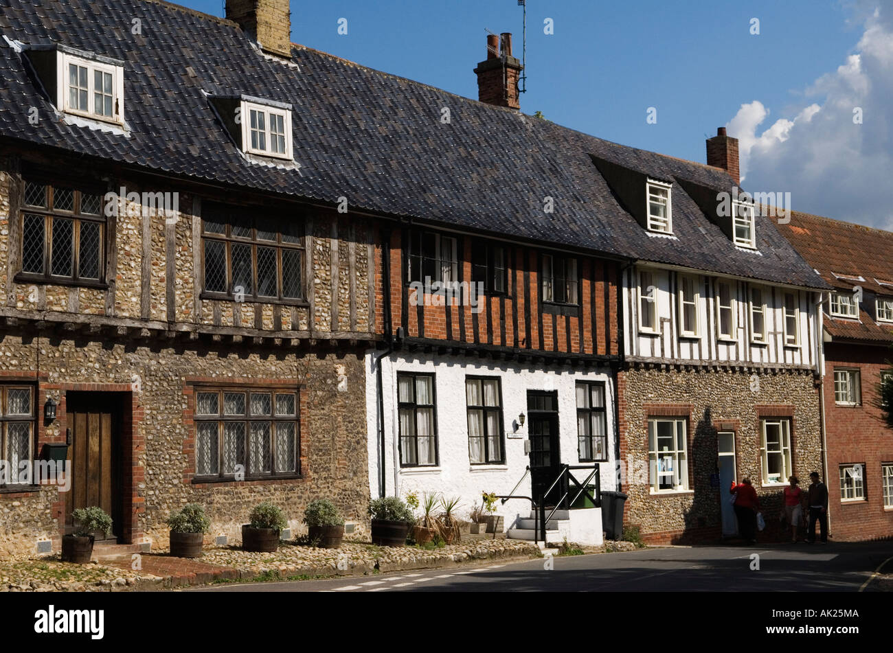 Timber frame house Little Walsingham North Norfolk England East Anglia