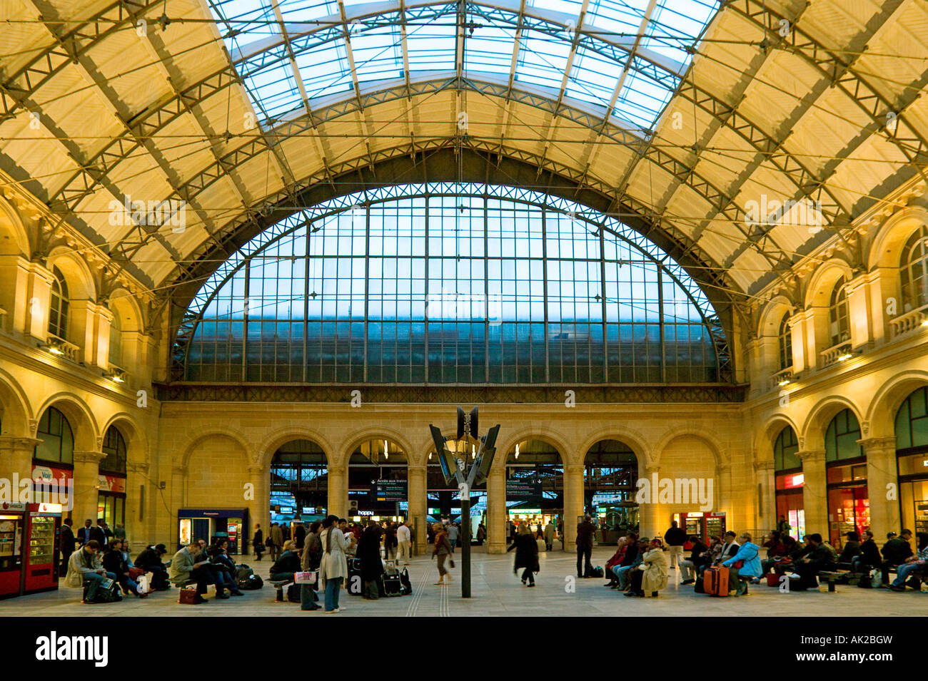 Gare de L Est - Paris - France Stock Photo