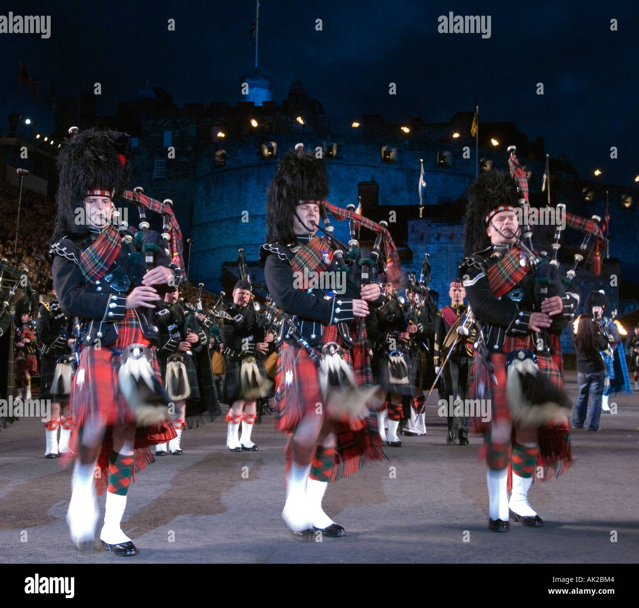 The Edinburgh Military Tattoo the most spectacular show in the world Stock Photo