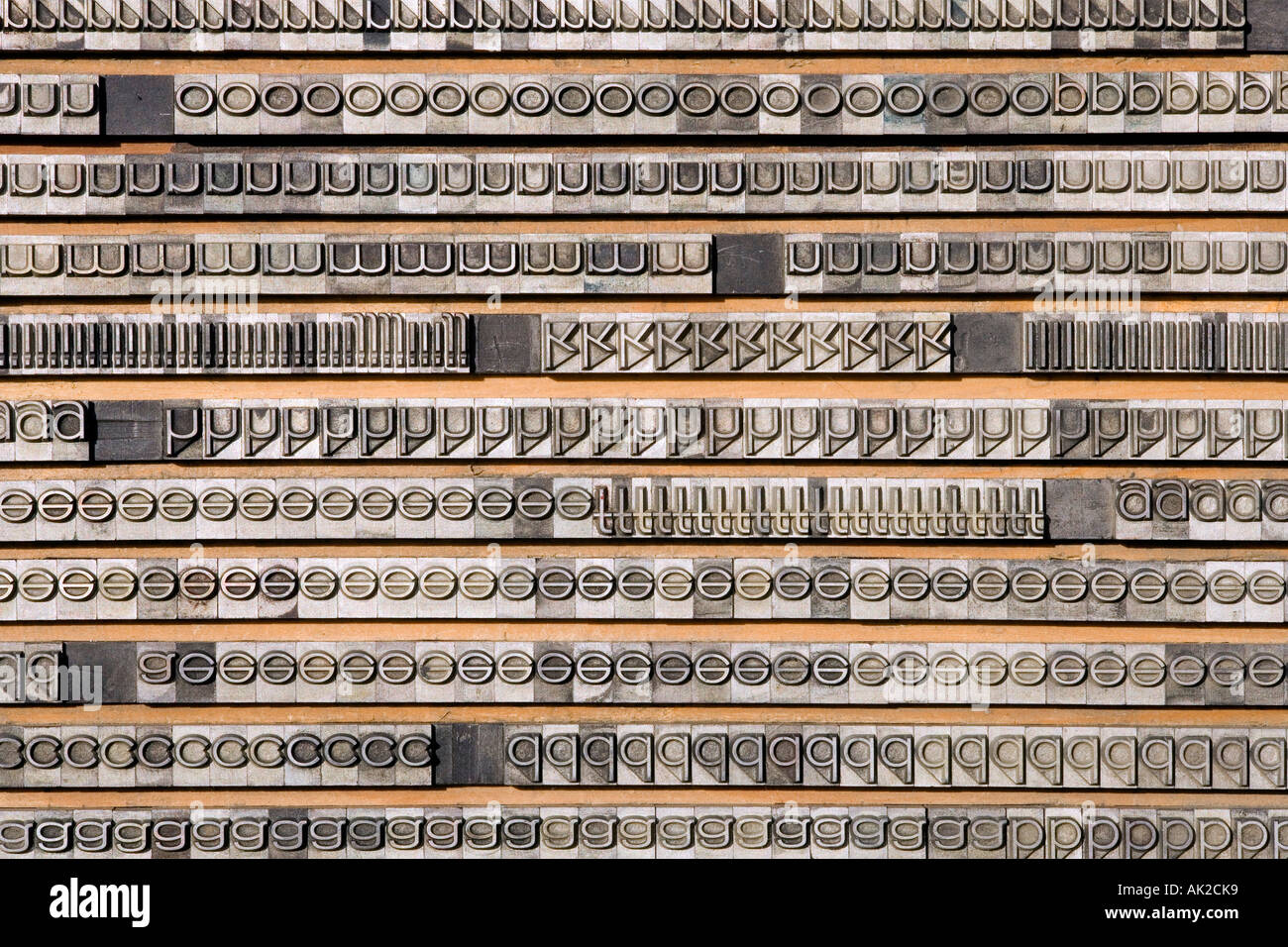 type case with leadletters for letterpress Stock Photo Alamy