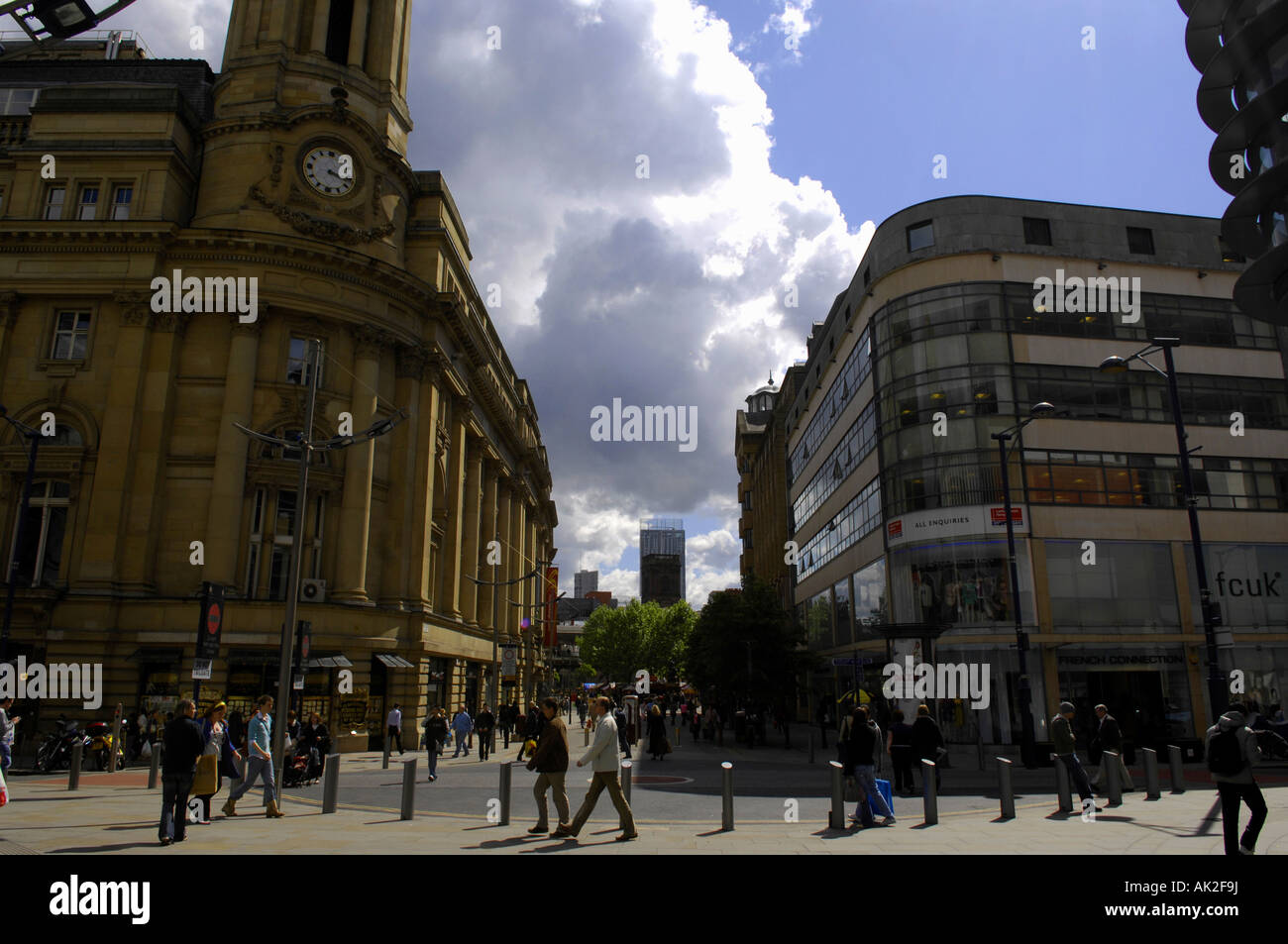 manchester city centre Stock Photo