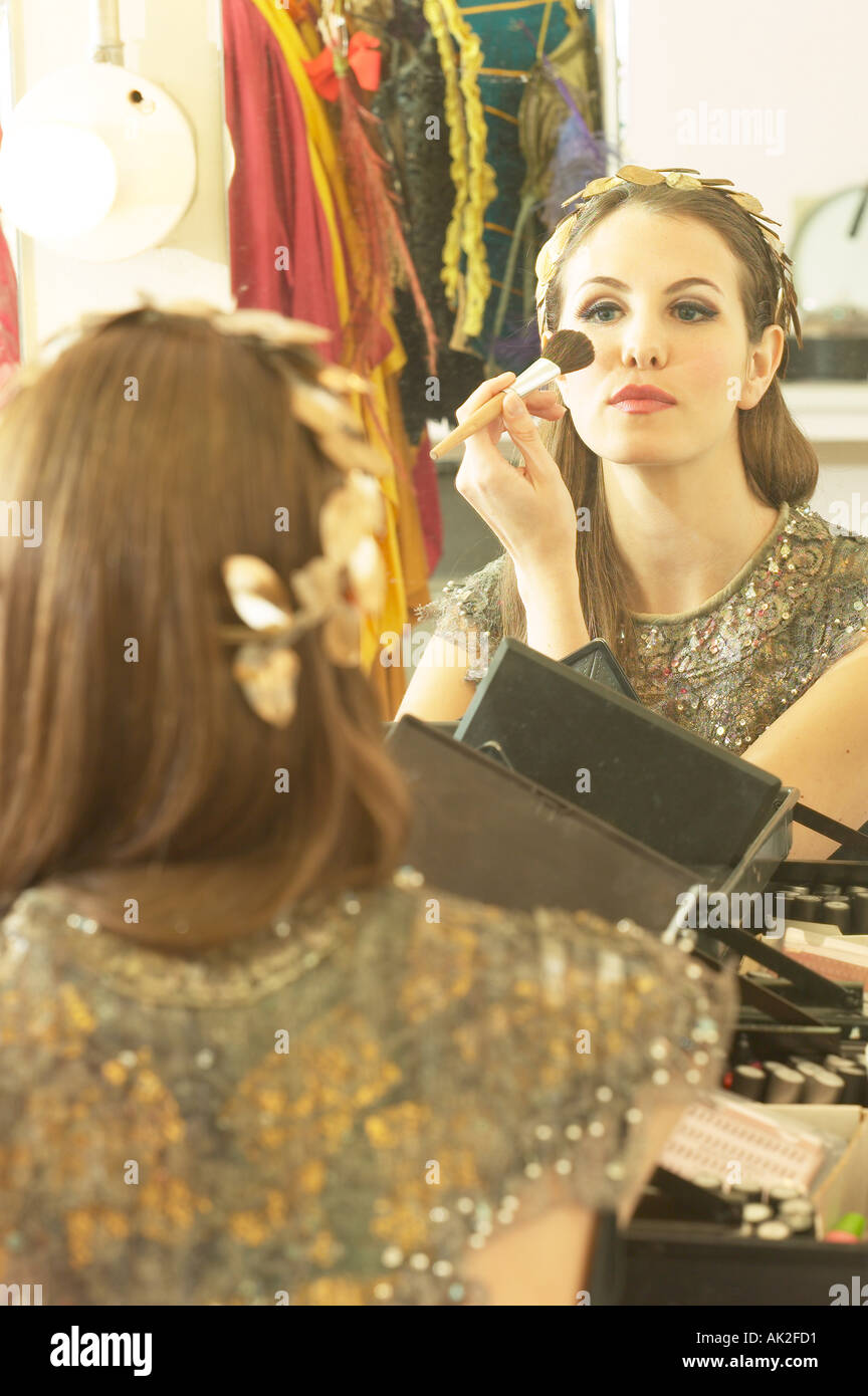 Actress dressing room and mirror hi-res stock photography and