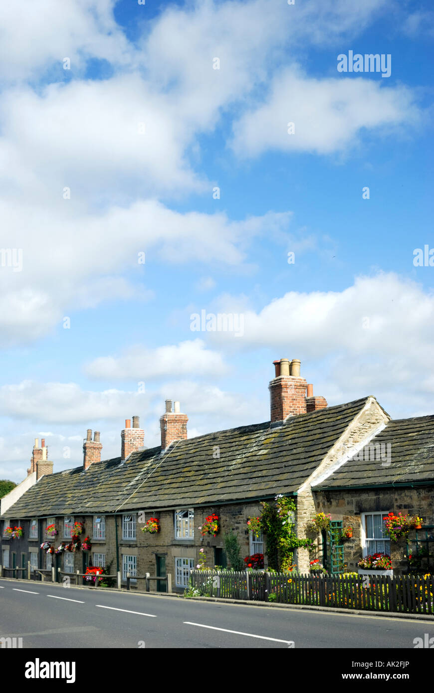wentworth village cottages Stock Photo Alamy