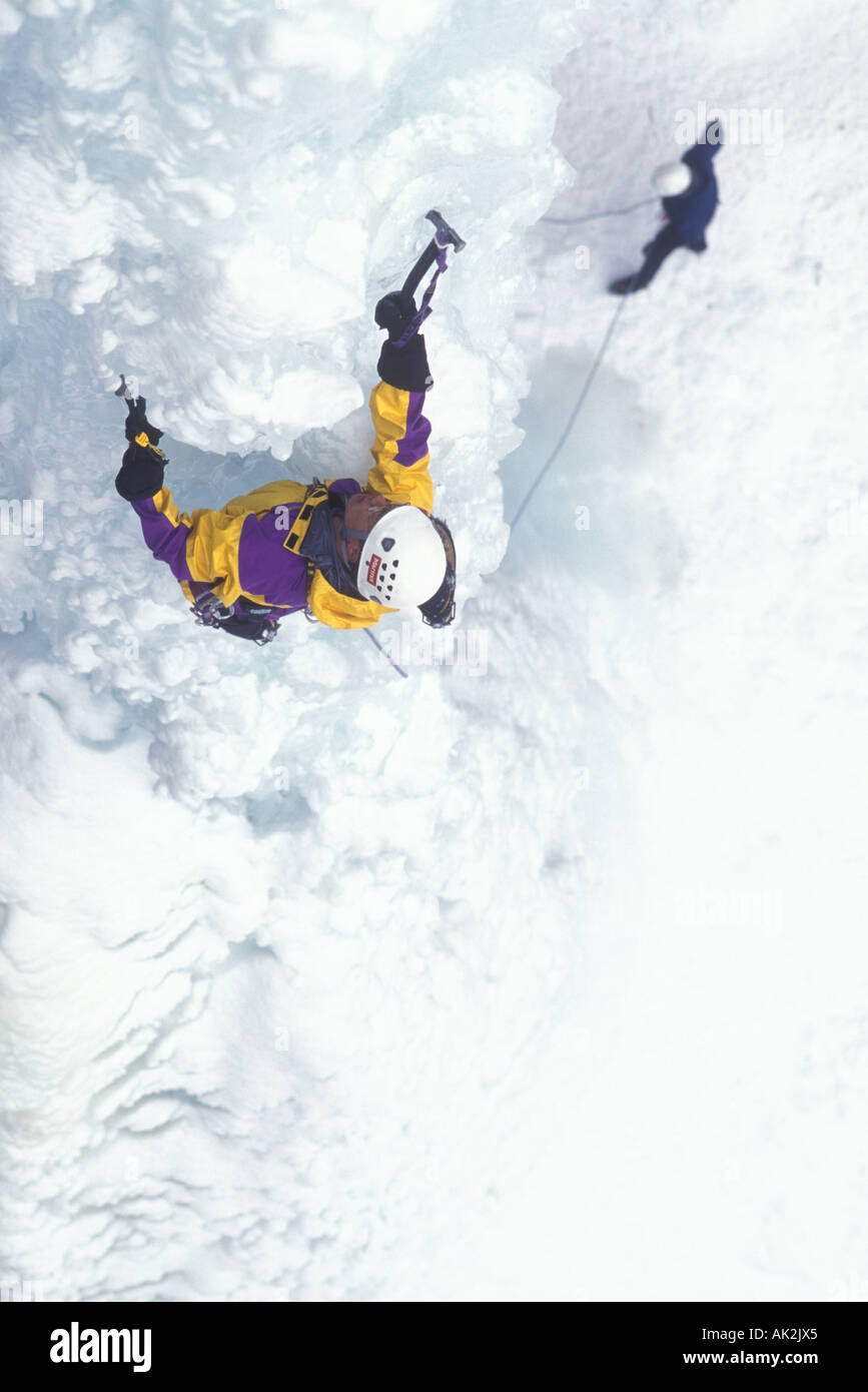 Male ice climber belay hi-res stock photography and images - Alamy