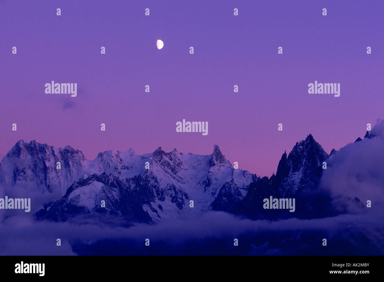 Mont Blanc Massif Stock Photo Alamy