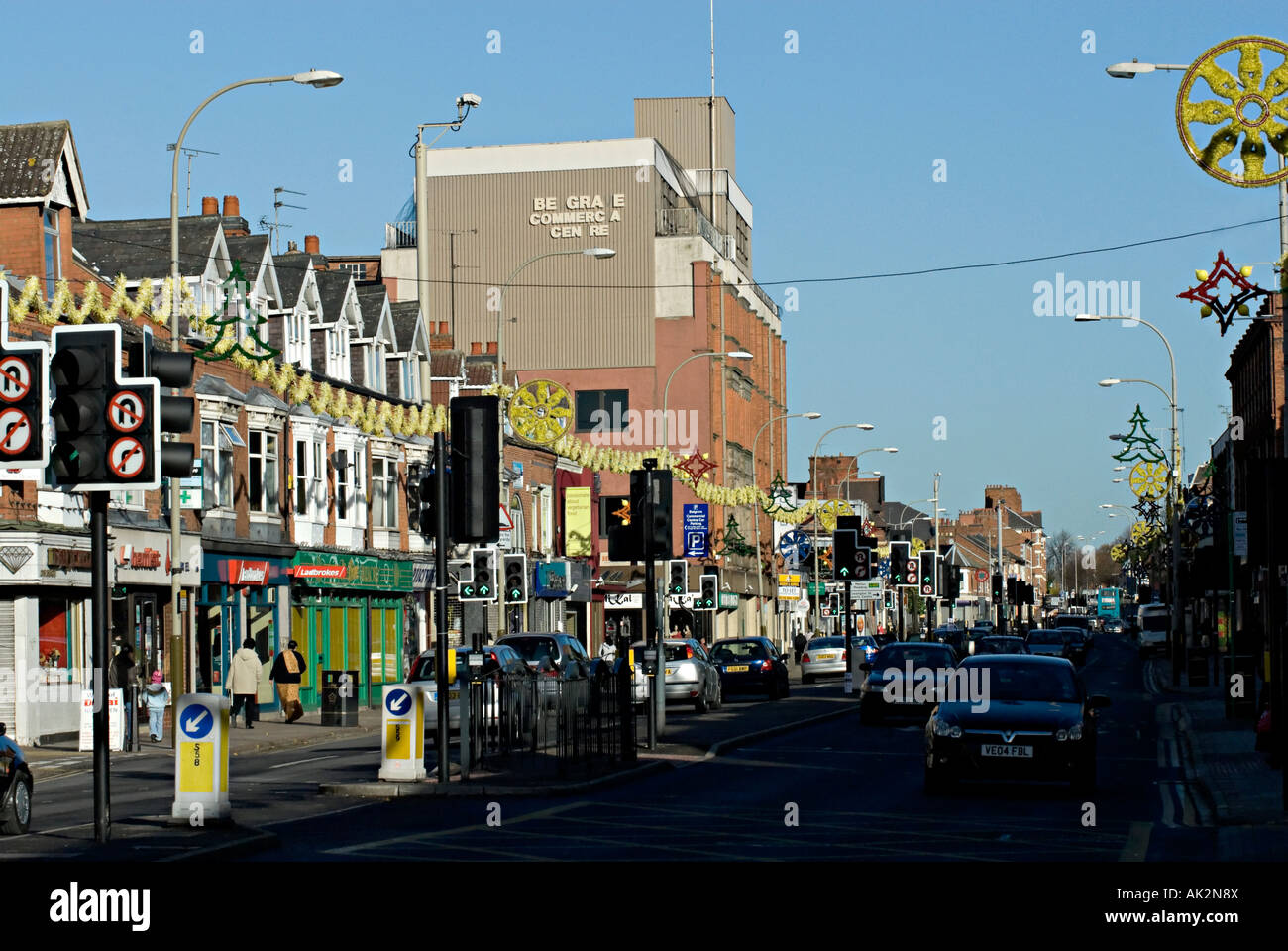 Belgrave Road Leicester Stock Photos & Belgrave Road Leicester Stock