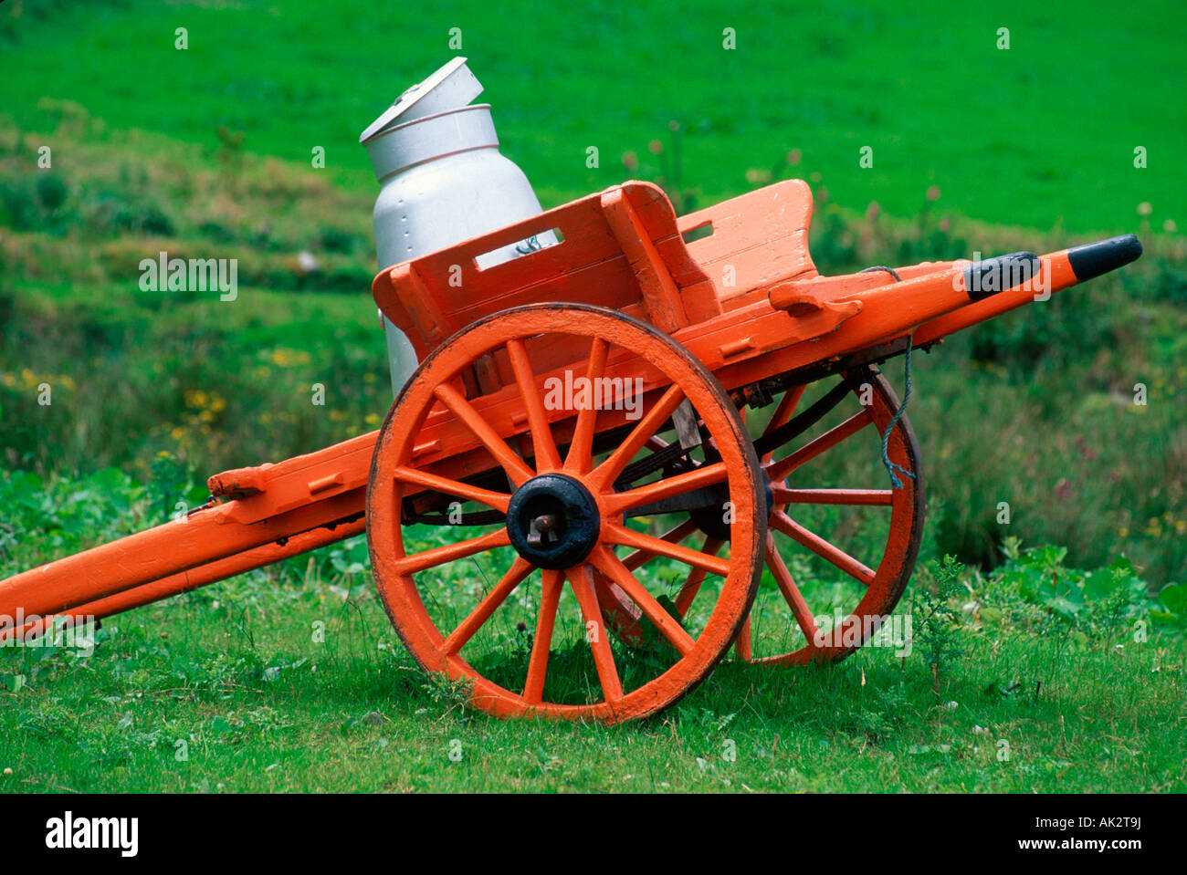 Old milk can Stock Photo - Alamy