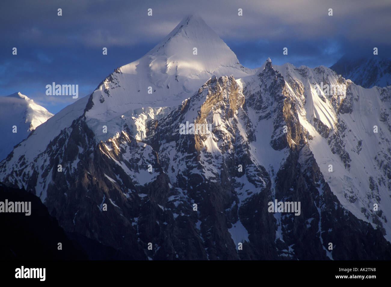 Angel Peak, Himalayas, Pakistan Stock Photo