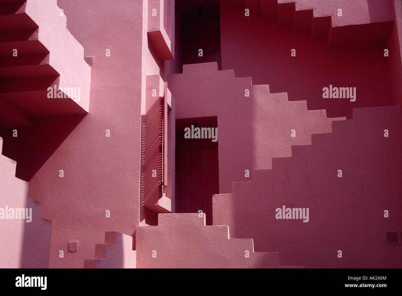 Housing area, Calpe Stock Photo