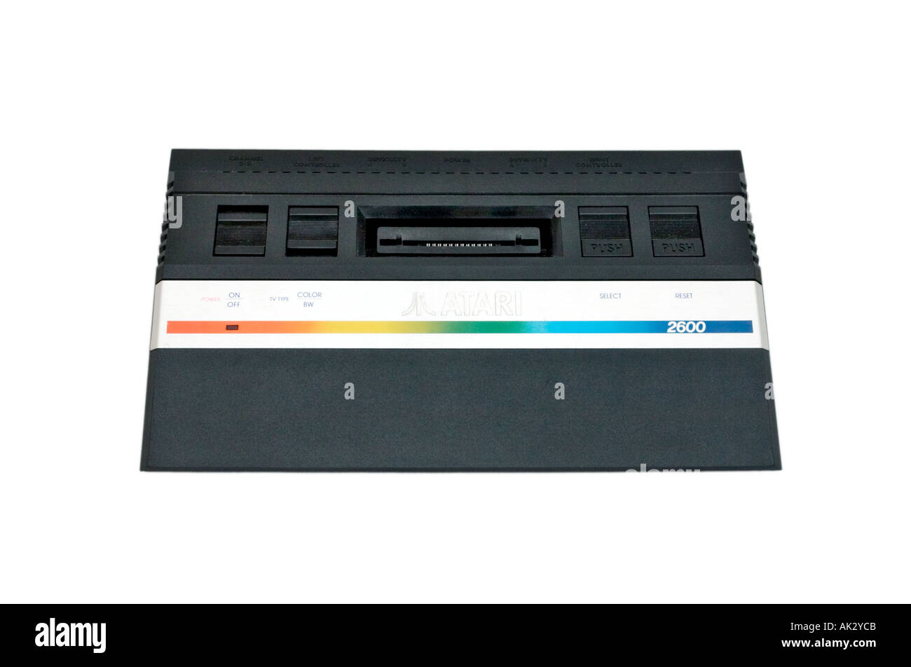 Late model Atari 2600 VCS Junior games console Stock Photo