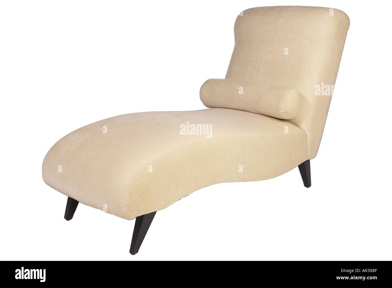 Yellow chaise longue Stock Photo Alamy