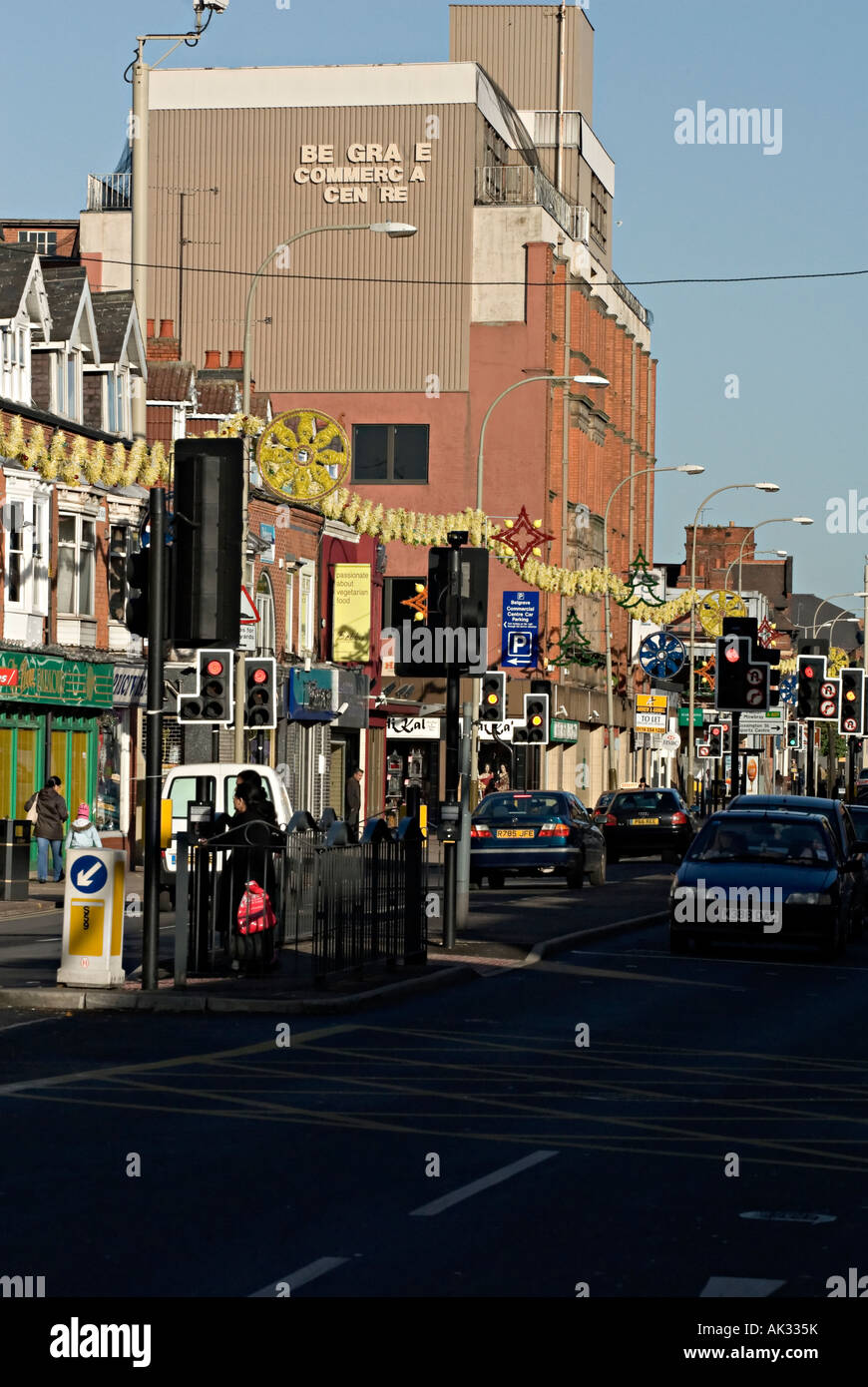 belgrave road in Leicester this is a famous long street in Leicester