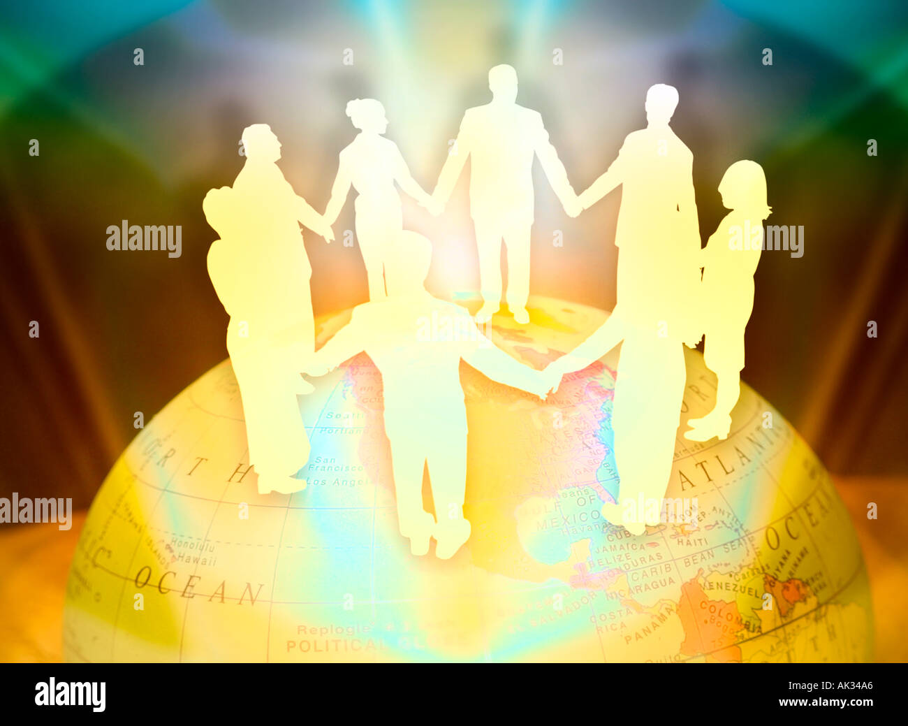 In globe hands hi-res stock photography and images - Alamy