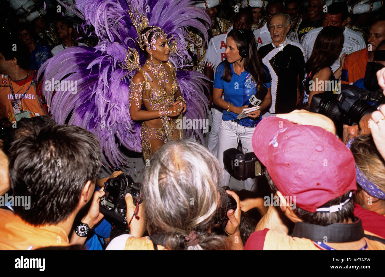 Carnival Rio de Janeiro Brazil Stock Photo