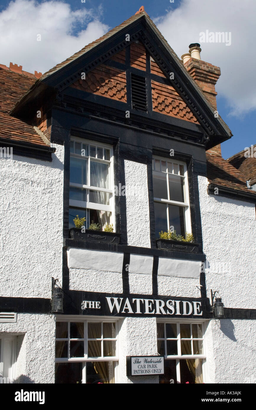 The Waterside Inn Bray Berkshire Stock Photo