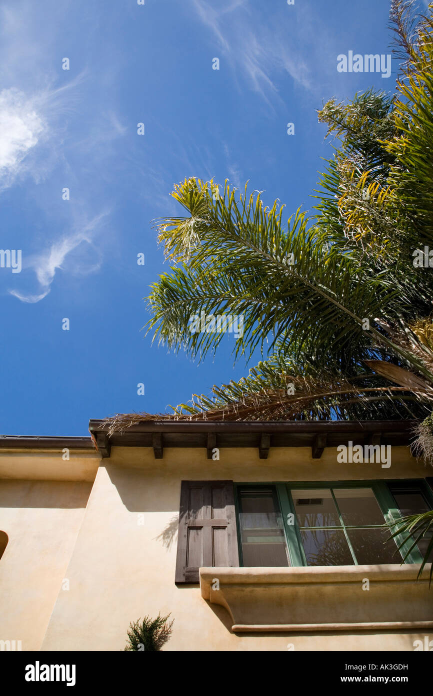 Exterior Detail of Spanish Style Home Stock Photo Alamy