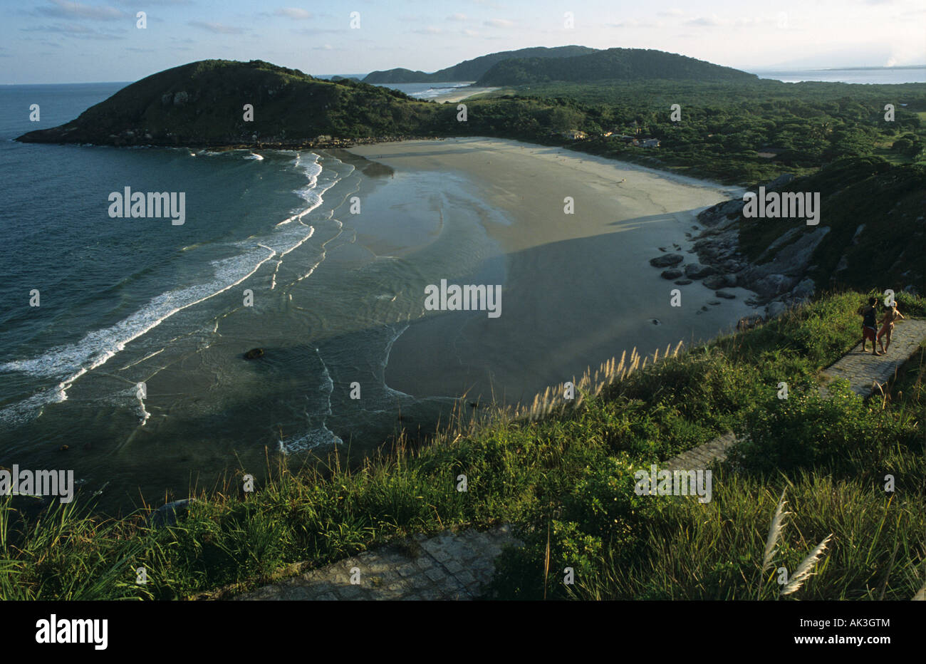 Praia de Fora Ilha do Miel Parana State Brazil Stock Photo