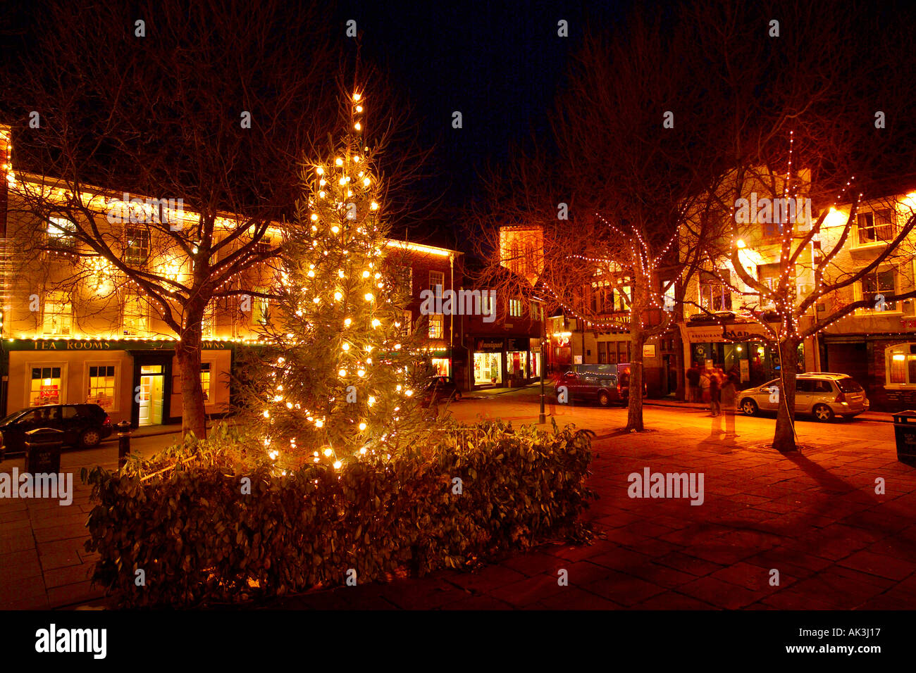 Christmas light display St Sampson s Square York UK Stock Photo - Alamy