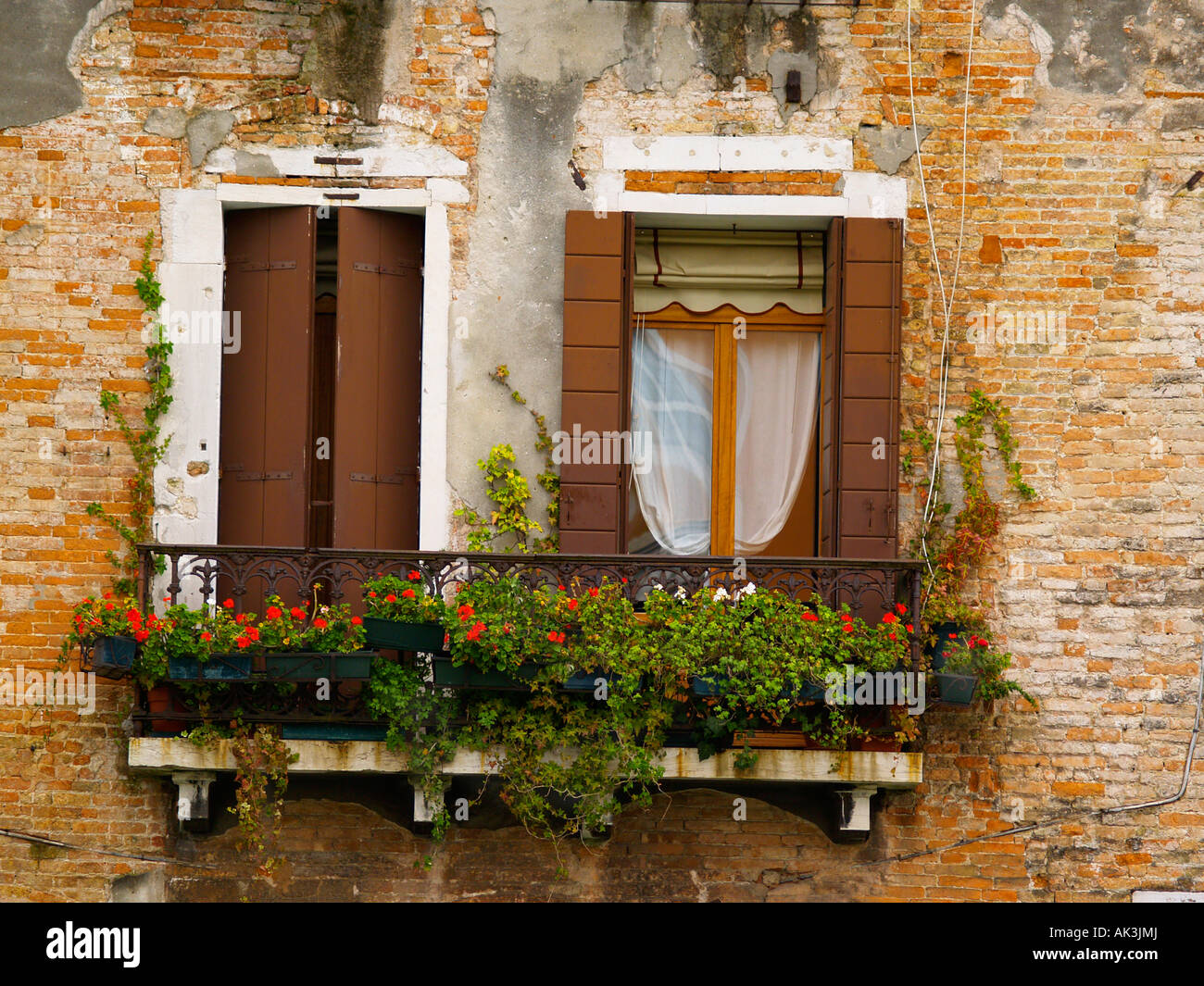 Windows Venice Stock Photo