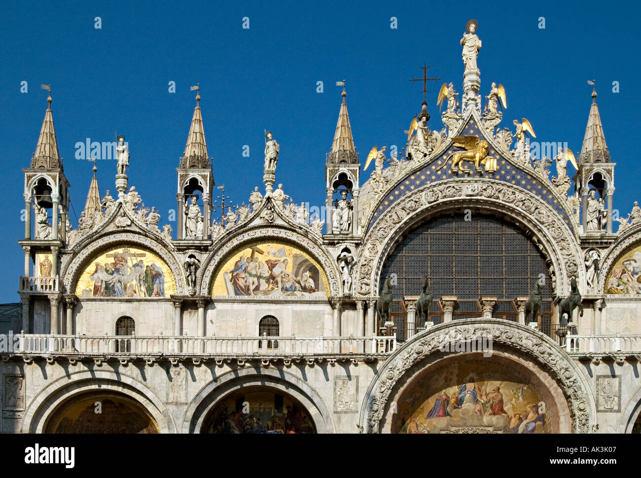 St Mark s Basilica Piazza San Marco Venice 2005 roof detail showing ...