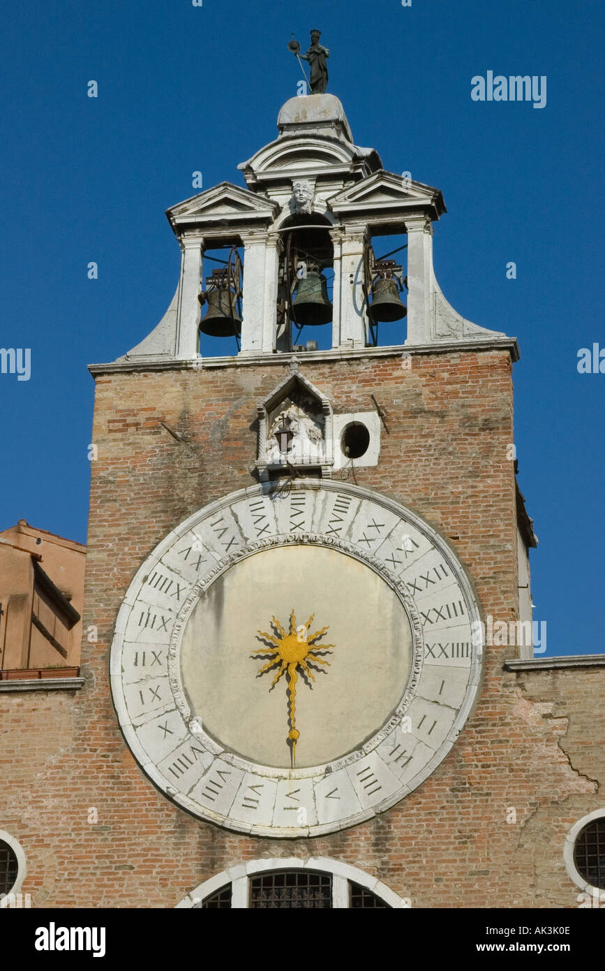 Venice ancient clock tower 24 hour hi-res stock photography and images ...