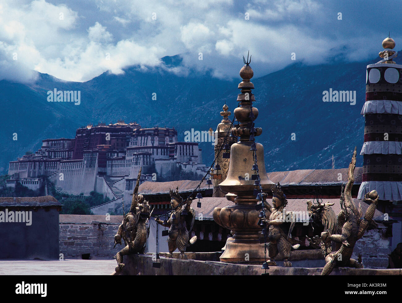 Tibet. Lhasa. Potala Palace Stock Photo - Alamy