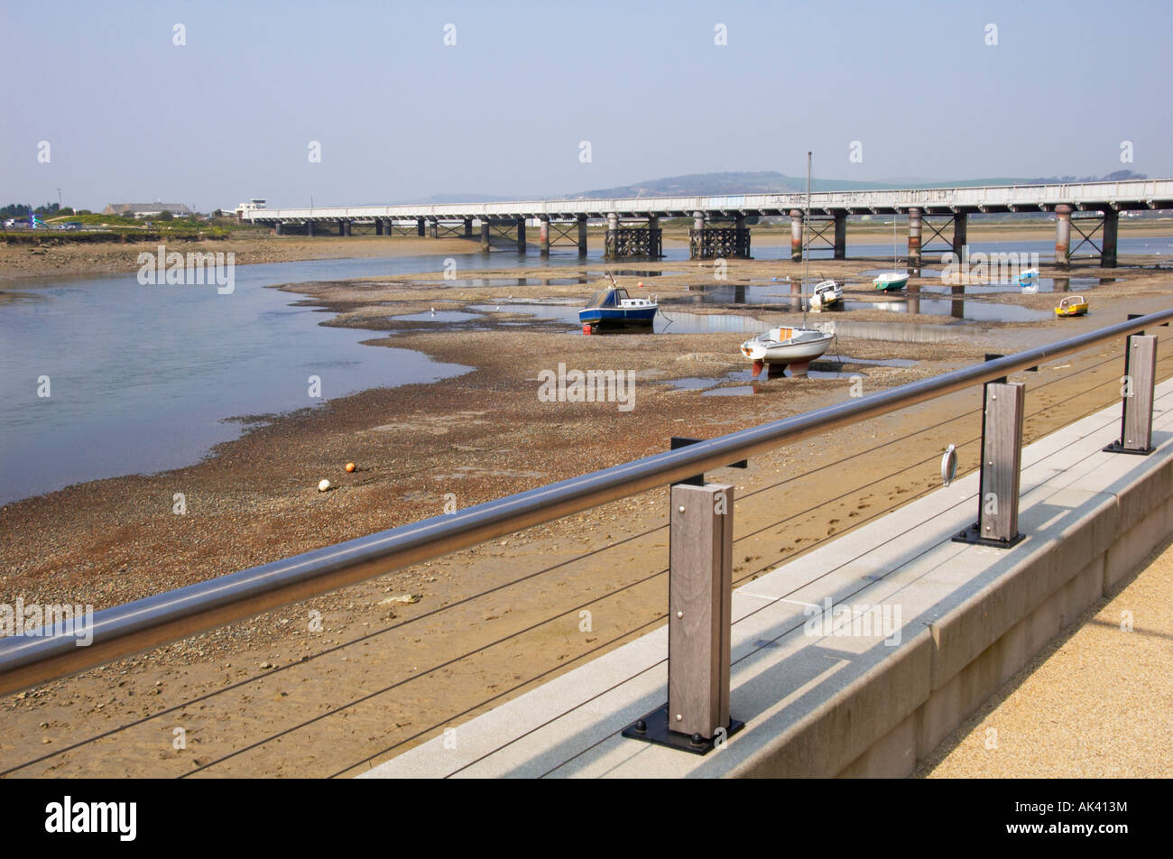 The view of the river Adur from Shoreham Ropetackle housing development