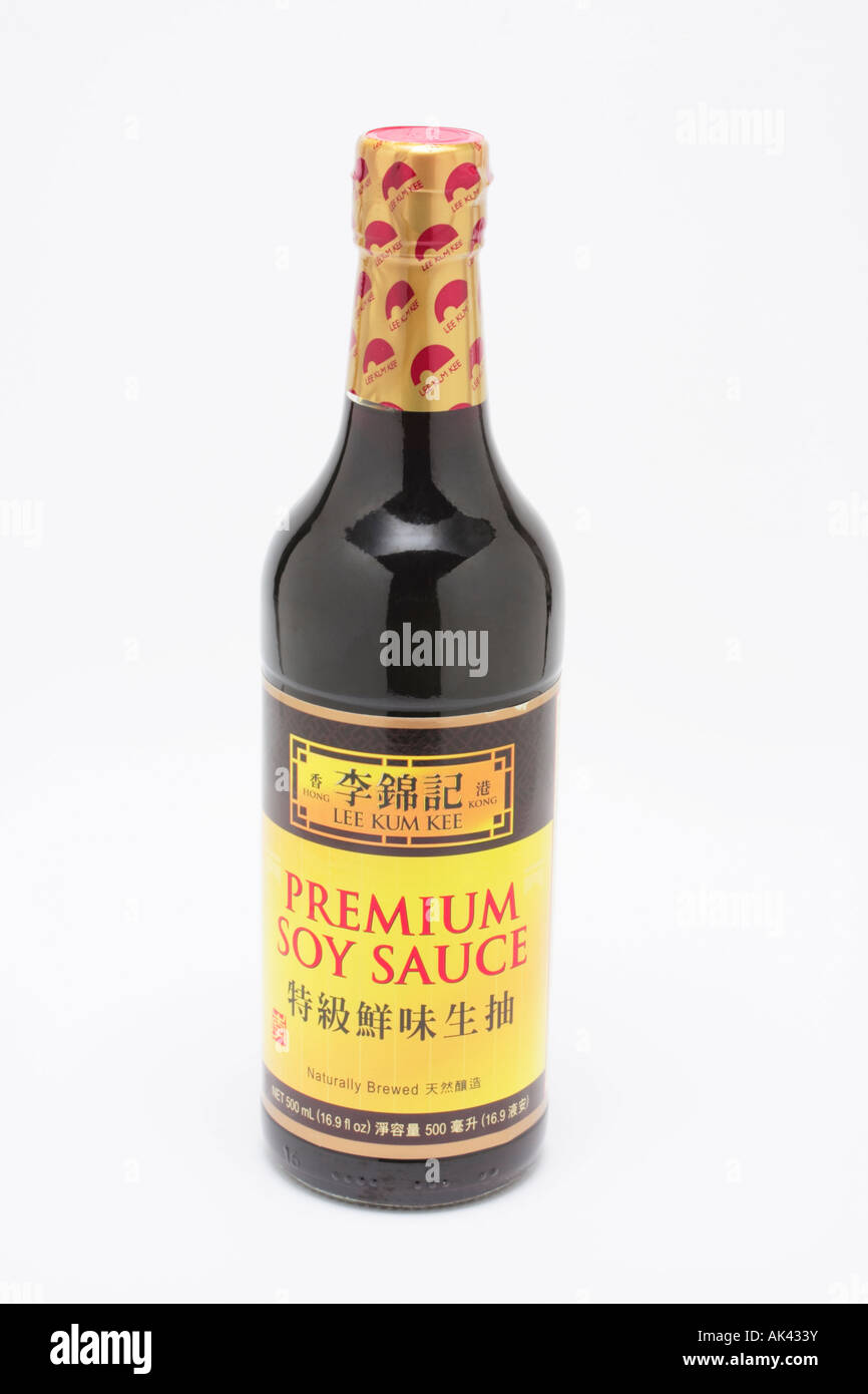 Bottle of Soy Sauce Stock Photo Alamy