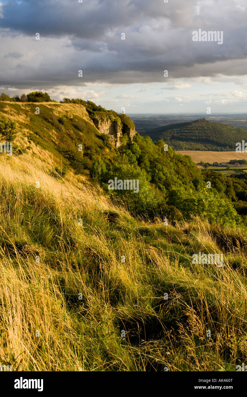 White Stone Cliff, Sutton Bank, North Yorkshire Stock Photo Alamy