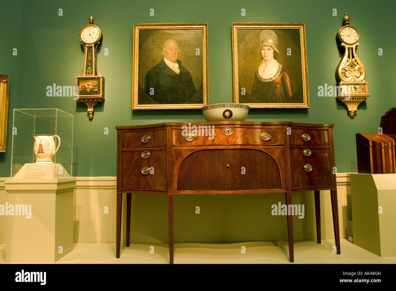 The furniture and furnishings collection of the McLellan House, an