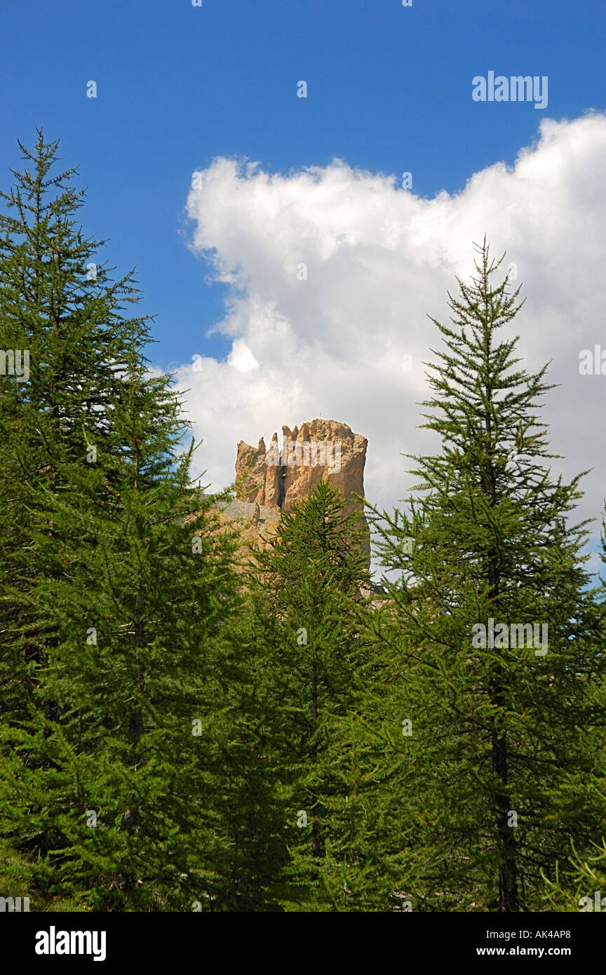 Tour Jaune de Barabbas, Bardonecchia, Italy Stock Photo