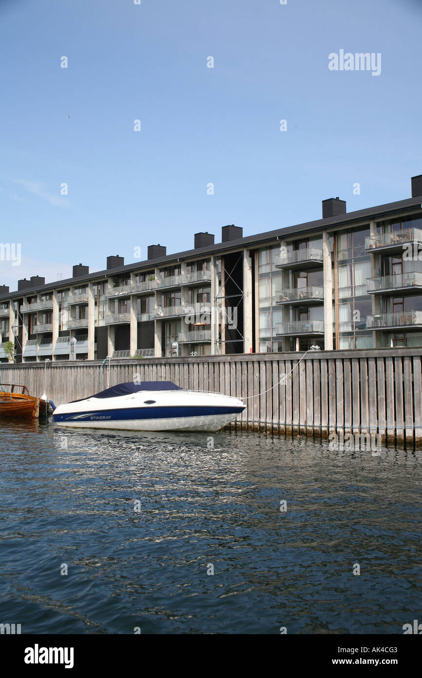 Modern appartments in Copenhagen, Denmark Stock Photo