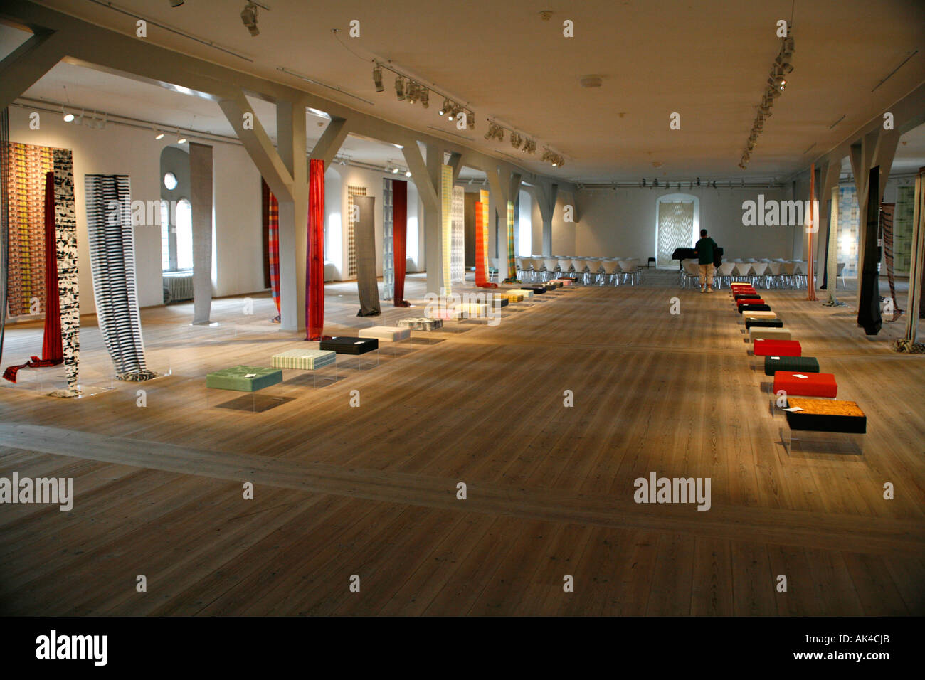 Function room in the interior of the Rundetaarn in Copenhagen, Denmark Stock Photo