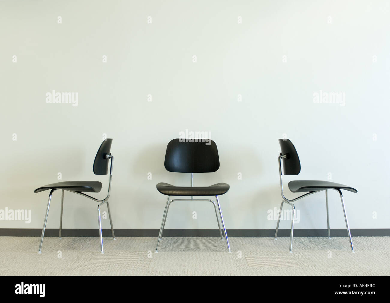 Three chairs Stock Photo