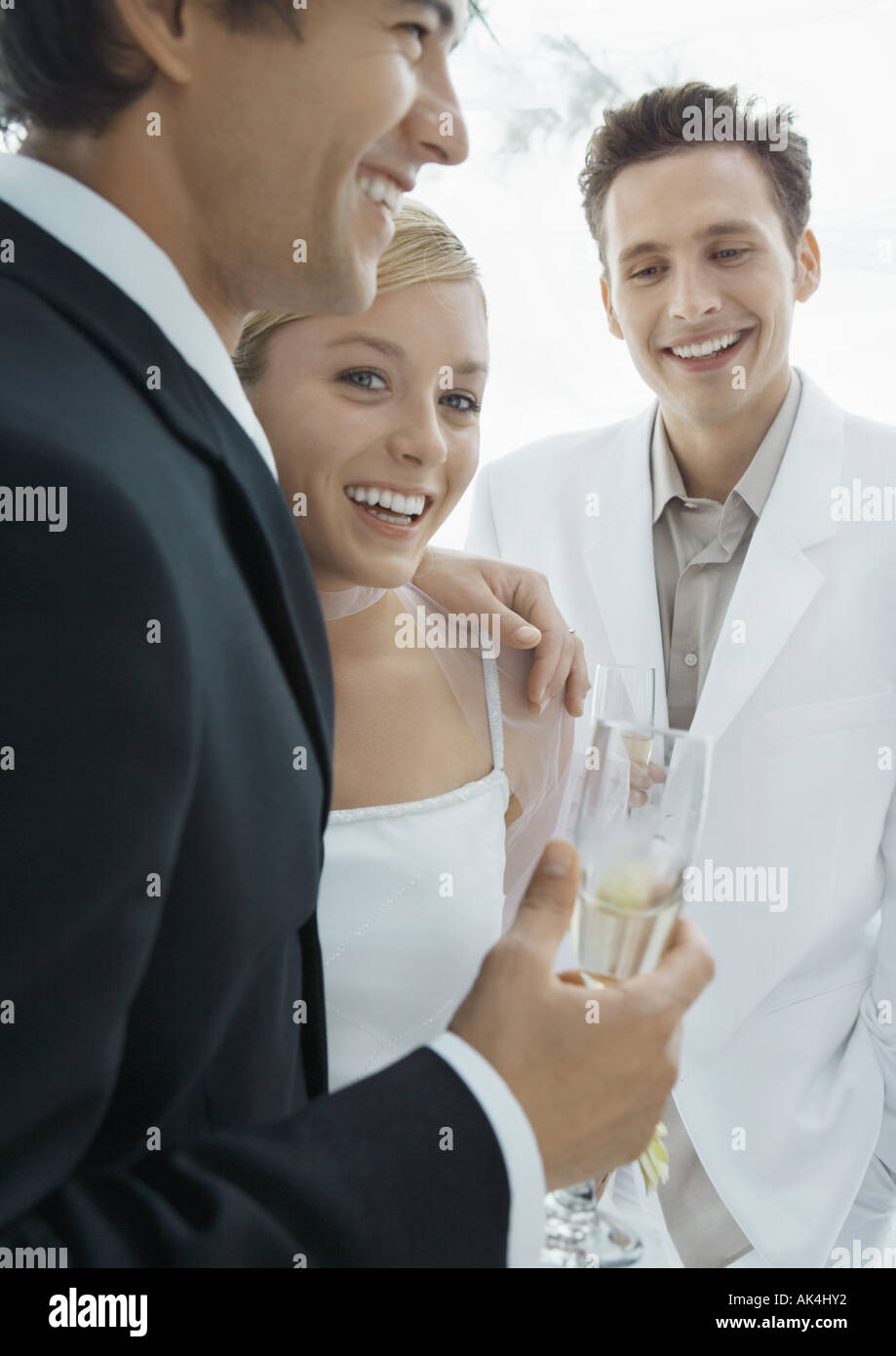 Woman arms around man wedding hi-res stock photography and images - Alamy