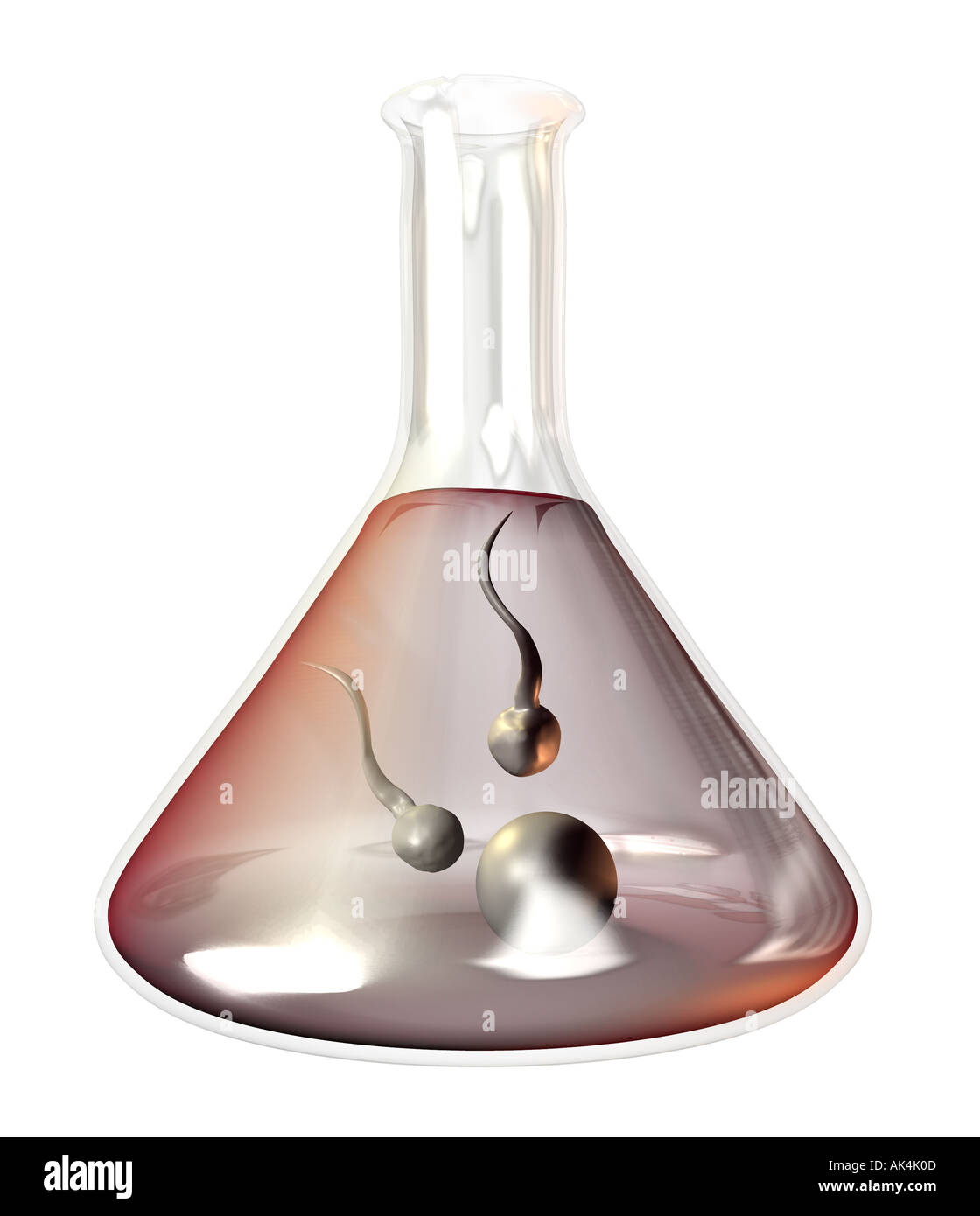 symbolic image fertilization in the test tube Stock Photo Alamy