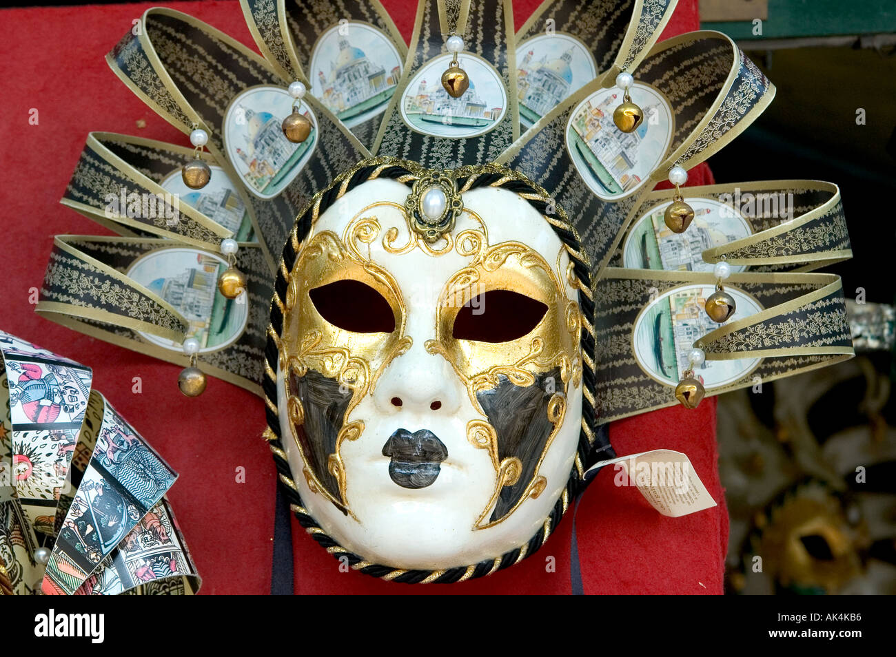 Venetian masks Venice Italy Stock Photo