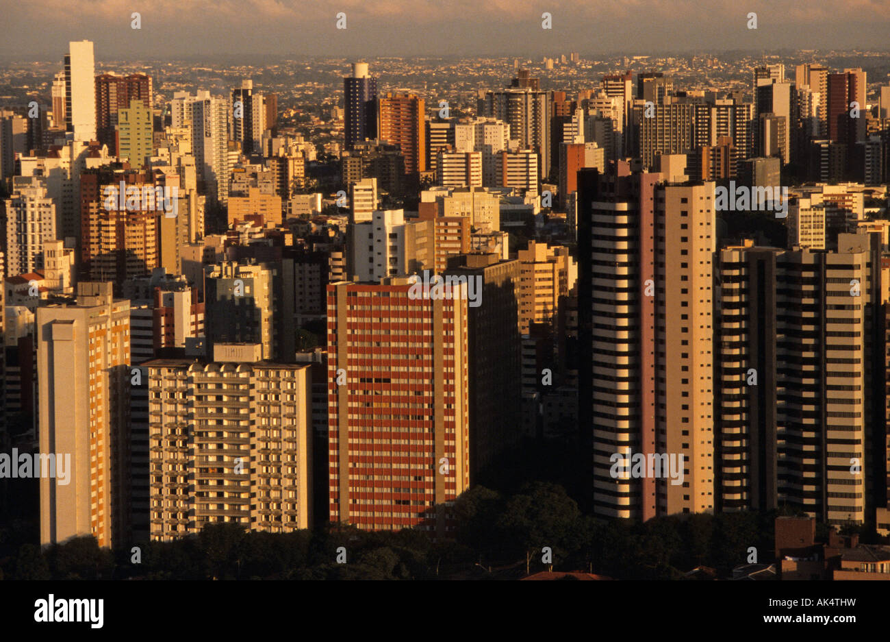 Skyline Curitiba Parana State Brazil Stock Photo - Alamy