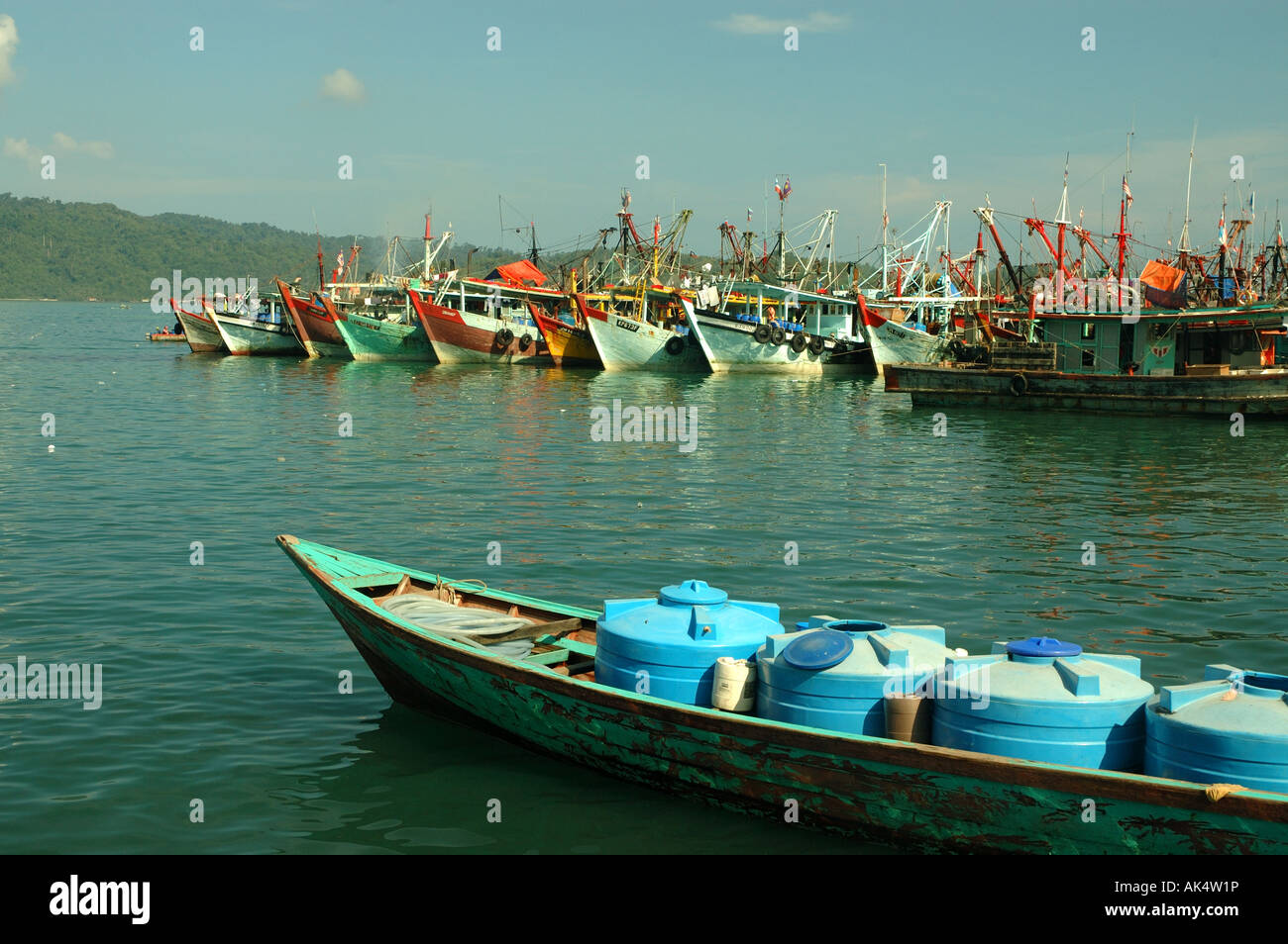 Kota Kinabalu fishing boats Stock Photo Alamy