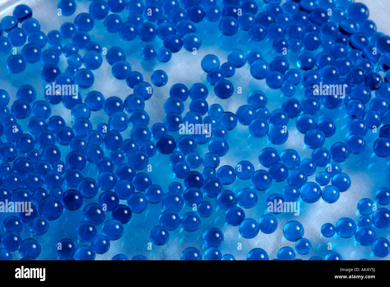 a bunch of blue balls Stock Photo