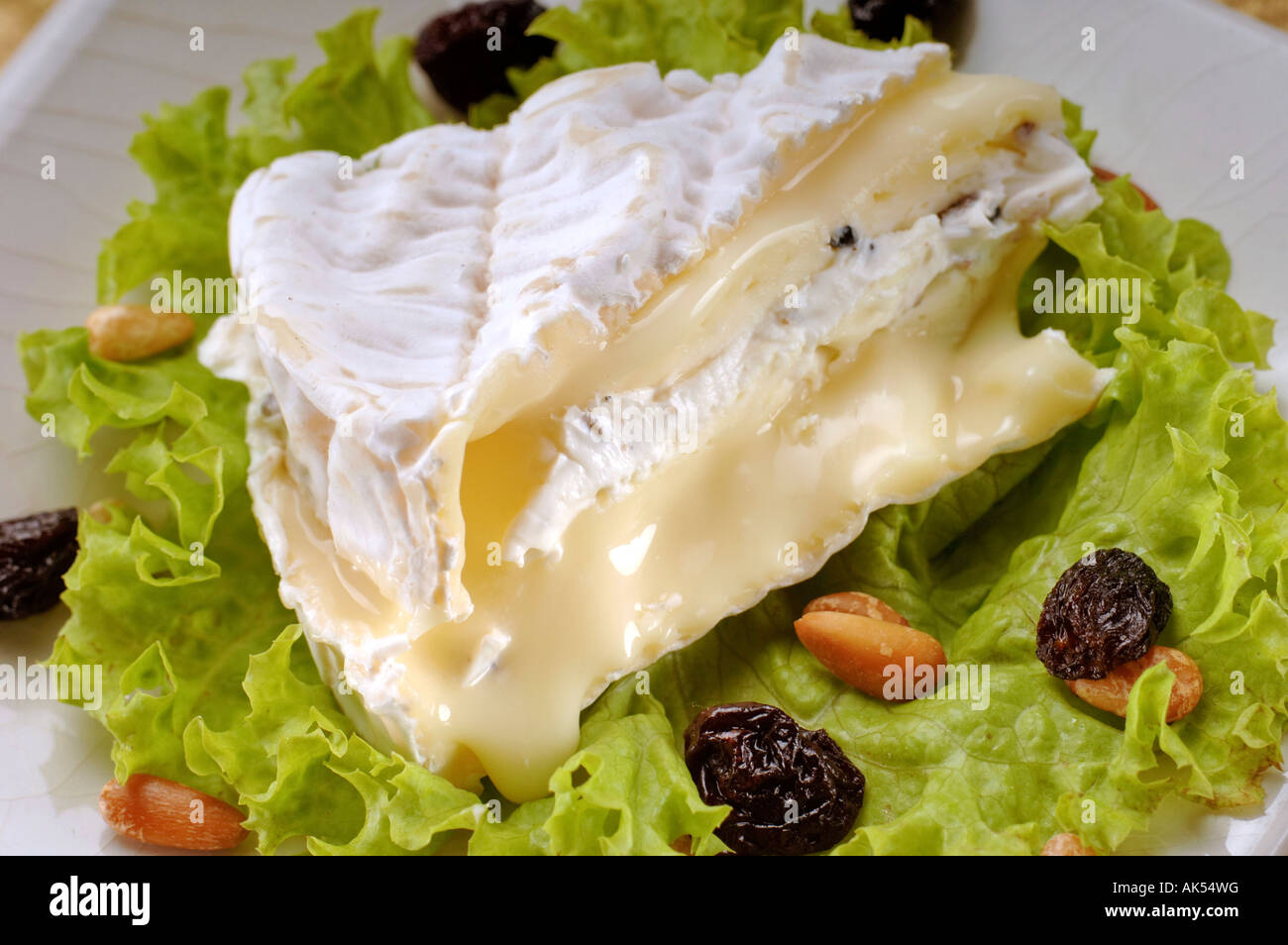 Brie salad Stock Photo